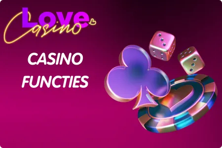 Functies casino en sport in Love Casino app