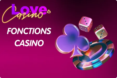 Fonctionnalités casino et sport dans l’app Love