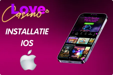 iOS-installatie Love Casino