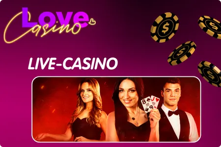 Live-Casino Navigation